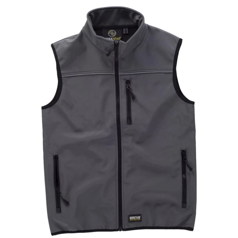 Chaleco Workshell invernal multibolsillos con detalles reflectantes - Workteam