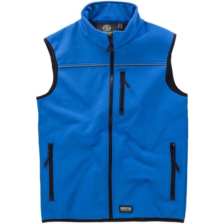 Chaleco Workshell invernal multibolsillos con detalles reflectantes - Workteam