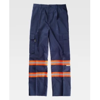 Pantalón de trabajo multibolsillos Alta Visibilidad B1436 - Workteam 2