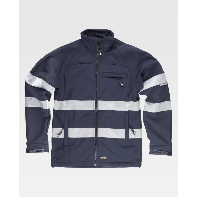Chaqueta de trabajo Workshell Stretch Con cremallera S9035 - Workteam