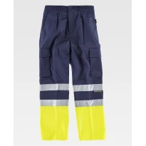Pantalón de trabajo Bicolor con bandas Alta Visibilidad C4014 - Workteam 2