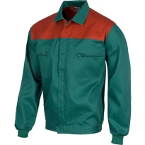 Chaqueta combinada con cremallera de nylon - Workteam