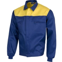 Chaqueta combinada con cremallera de nylon - Workteam