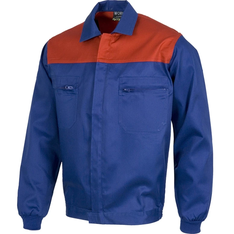Chaqueta combinada con cremallera de nylon - Workteam