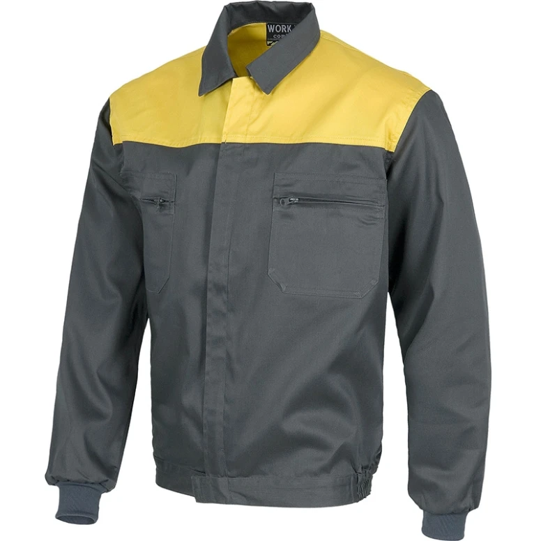 Chaqueta combinada con cremallera de nylon - Workteam