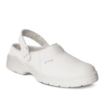 Zapatos de seguridad blancos Mocasín de seguridad FTG Cook White SB A WRU FO SRC
