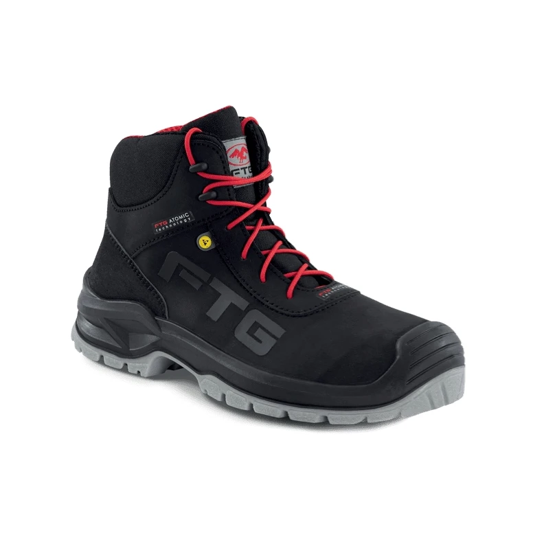 Zapatos de seguridad FTG Gladiator S3 SRC ESD Altos de invierno hidrorrepelentes antideslizantes Resistentes Botas