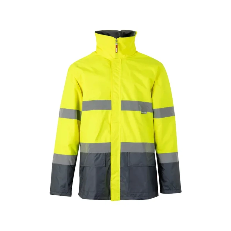 Parka bicolor de trabajo Alta visibilidad Multibolsillos Velilla 306002