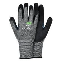 12 Pares - Guantes de trabajo Cofra Isotropic de Nitrilo G094-K100