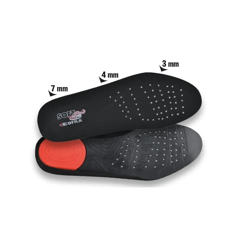 3 Piezas - Plantilla Cofra Soft-Bed Gel Plus SO-GPS-00