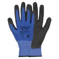 12 Pares - Guantes de trabajo Cofra Oilproof de Nitrilo G002-DD00