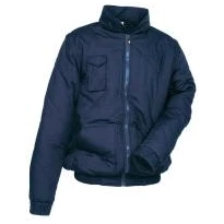 Liquidación total - Chaquetón de trabajo Acolchado Multibolsillos Cofra Turgaj V381-0-02 Talla S color marino