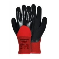 12 Pares - Guantes de trabajo Cofra Buckler de Nitrilo G005-D100
