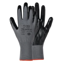 12 Pares - Guantes de trabajo Cofra Cling de Nitrilo G004-DD00