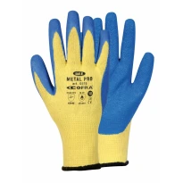12 Pares - Guantes de trabajo Cofra Metal Pro de Látex G070-D100