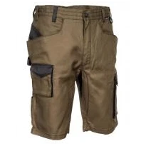 Bermudas de trabajo Elásticos Stretch Multibolsillos Cofra Liegi V563-0-02