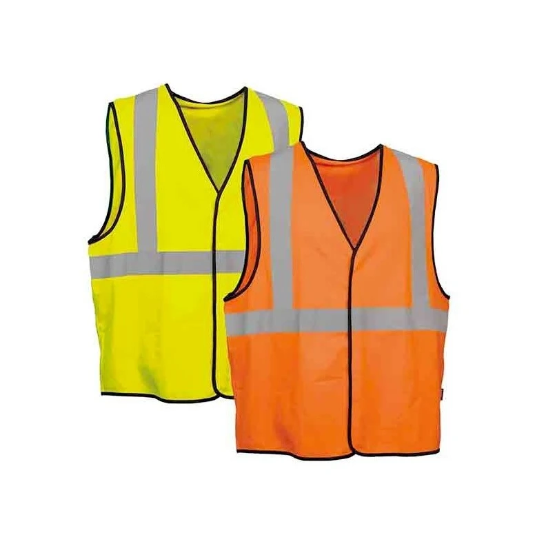 5 Piezas - Chaleco de trabajo Alta Visibilidad Cofra Beaming V297-0-B0
