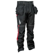 Pantalones de trabajo Elásticos Stretch Multibolsillos Cofra Leiria V481-0-04