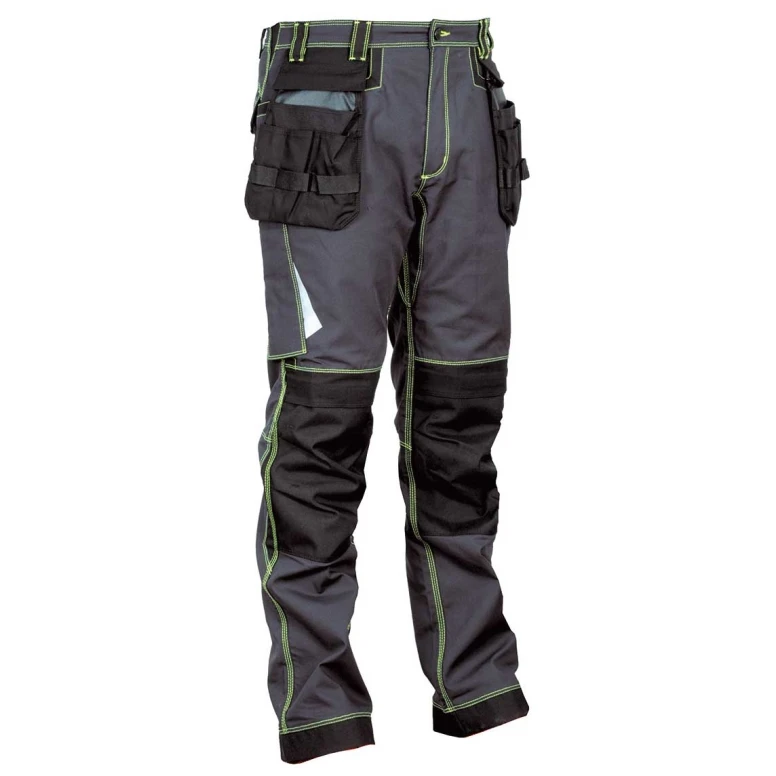 Pantalones de trabajo Elásticos Stretch Multibolsillos Cofra Leiria V481-0-04