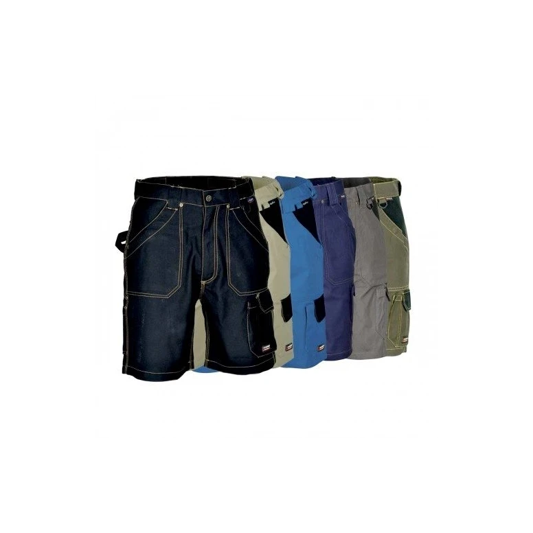 Bermudas de trabajo Cofra Multibolsillos Saragossa 100% Algodón Canvas V057-0-05