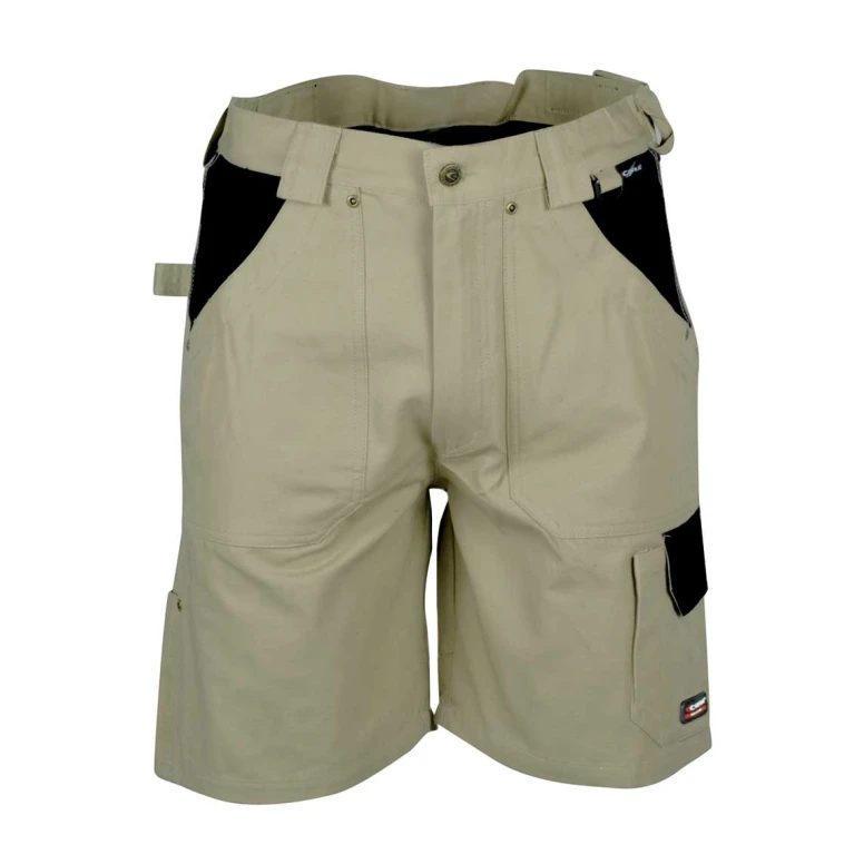 Bermudas de trabajo Cofra Multibolsillos Saragossa 100% Algodón Canvas V057-0-05