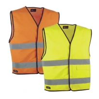 5 Piezas - Chaleco de trabajo Alta Visibilidad Cofra New Driver V073-0-B0