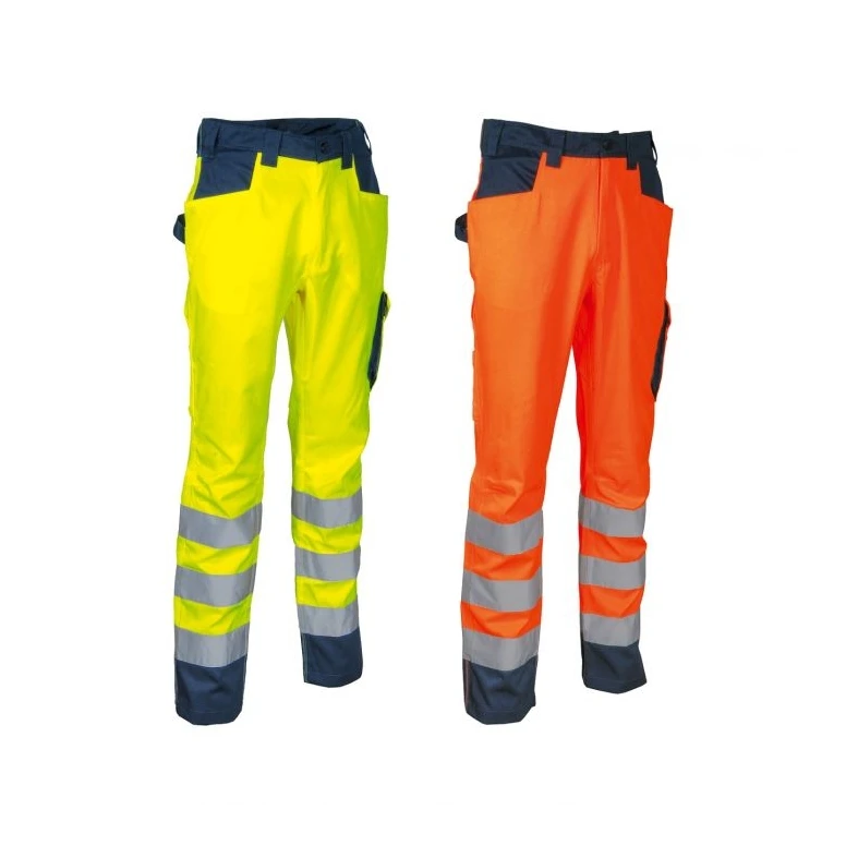 Pantalones de trabajo Alta Visibilidad Multibolsillos Cofra Upata V555-0-02