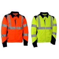 Chaqueta de trabajo Alta Visibilidad elástica stretch Multibolsillos Cofra Acarigua V600-0-02