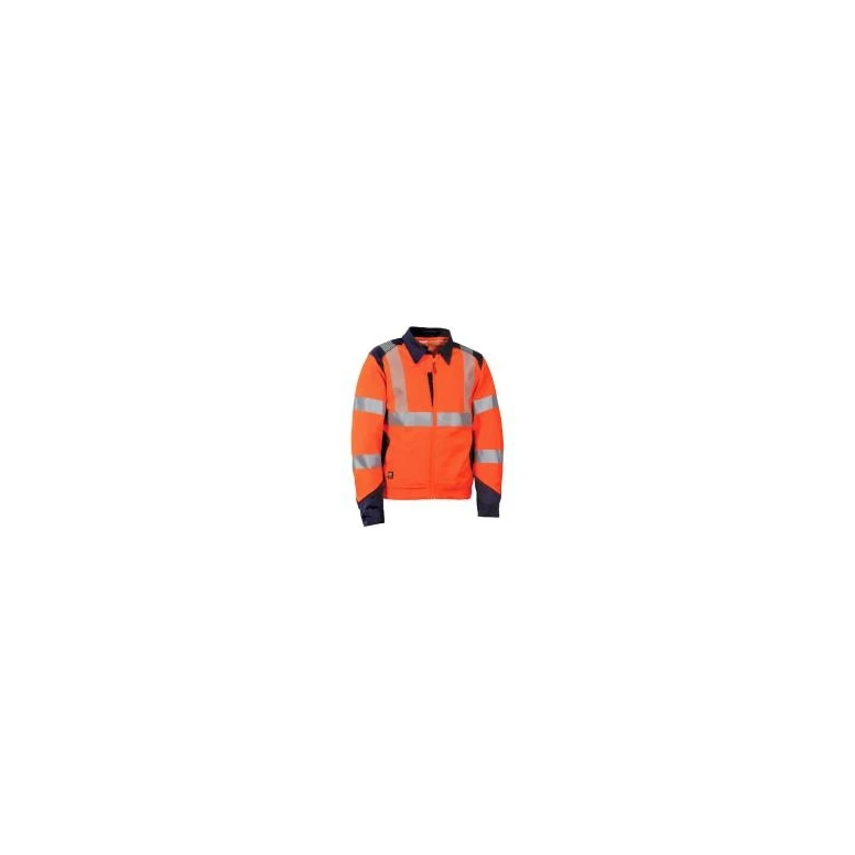 Chaqueta de trabajo Alta Visibilidad elástica stretch Multibolsillos Cofra Acarigua V600-0-02