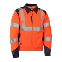 Chaqueta de trabajo Alta Visibilidad elástica stretch Multibolsillos Cofra Acarigua V600-0-02