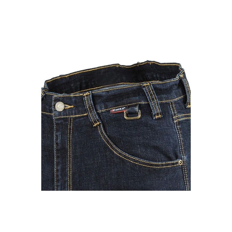 Pantalones vaqueros de trabajo Elásticos Stretch Multibolsillos Cofra Quarteira V496-0-00