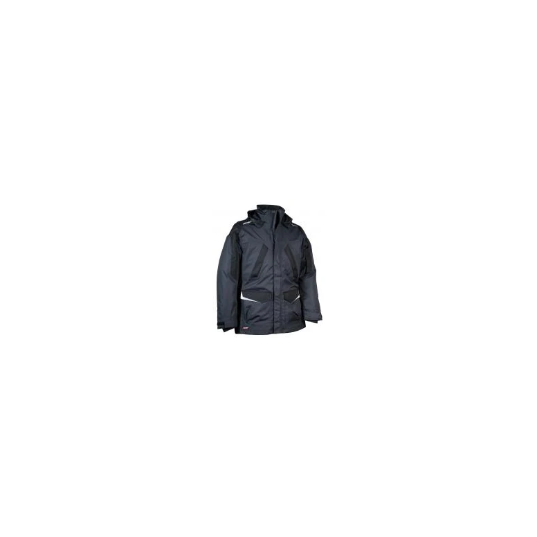 Liquidación total - Parka de trabajo Multibolsillos Cofra Daneborg V575-0-02 número 64 color antracita negro