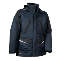 Liquidación total - Parka de trabajo Multibolsillos Cofra Daneborg V575-0-02 número 64 color antracita negro 2