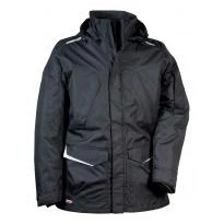 Liquidación total - Parka de trabajo Multibolsillos Cofra Daneborg V575-0-02 número 64 color antracita negro