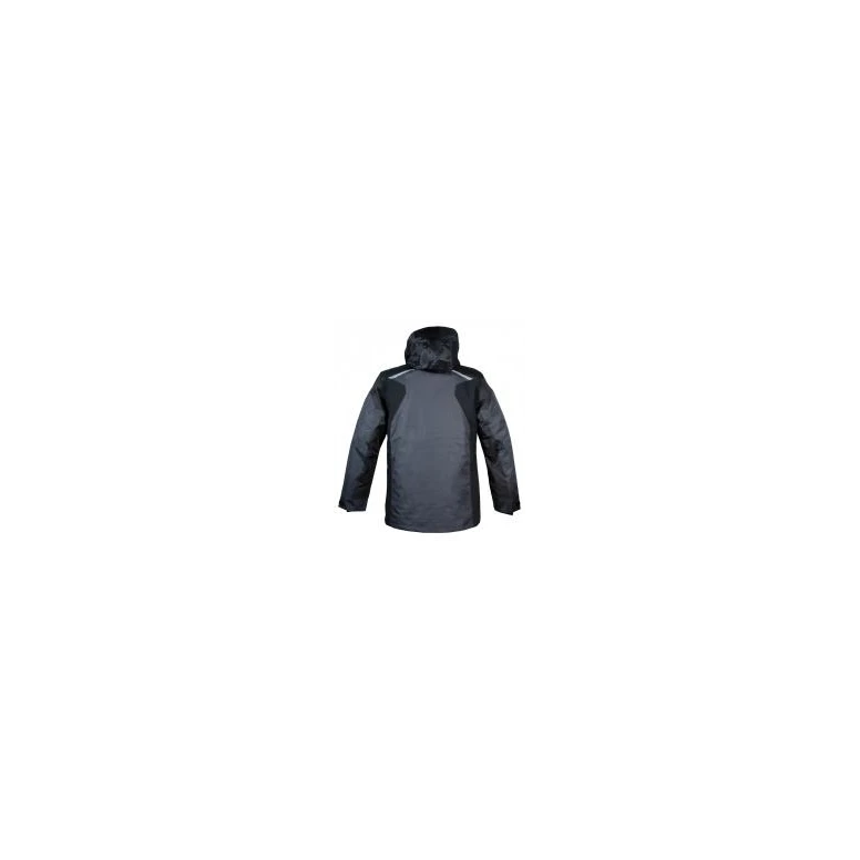 Liquidación total - Parka de trabajo Multibolsillos Cofra Daneborg V575-0-02 número 64 color antracita negro