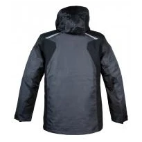 Liquidación total - Parka de trabajo Multibolsillos Cofra Daneborg V575-0-02 número 64 color antracita negro