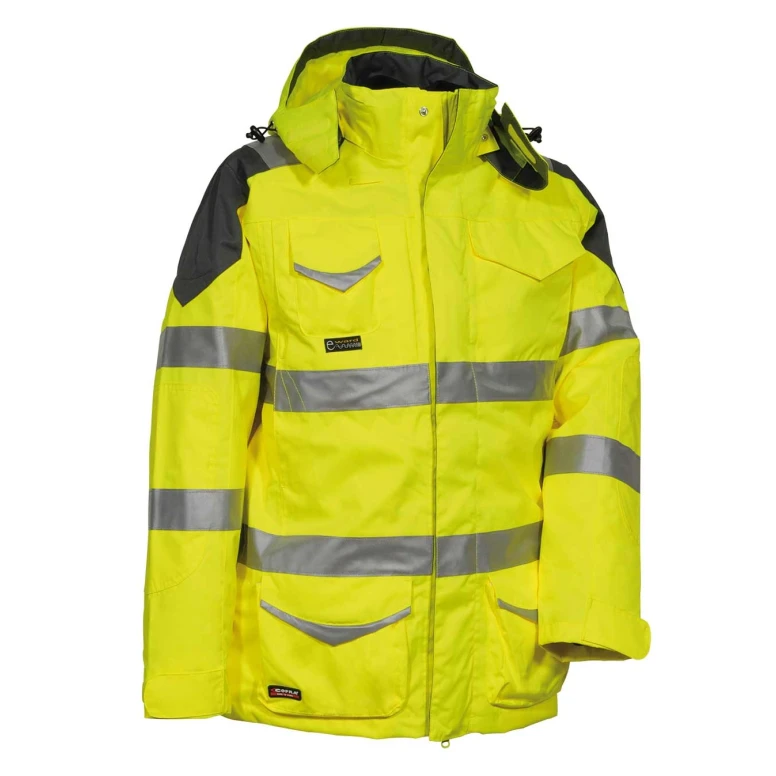 Liquidación total - Parka de trabajo Alta visibilidad Cofra Protection V024-0-00 número 46 color naranja