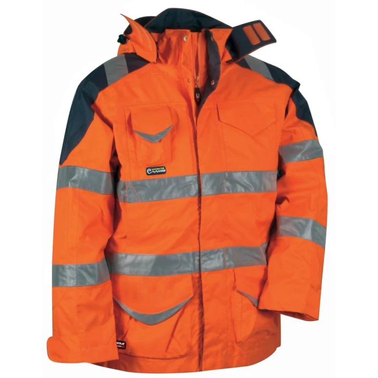 Liquidación total - Parka de trabajo Alta visibilidad Cofra Protection V024-0-00 número 46 color naranja