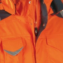 Liquidación total - Parka de trabajo Alta visibilidad Cofra Protection V024-0-00 número 46 color naranja