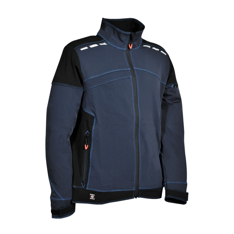 Liquidación total - Chaqueta de trabajo Multibolsillos Stretch Cofra Javre V590-0-02 número 50 color Azul negro