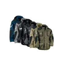 Liquidación total - Parka de trabajo Multibolsillos Cofra Icestorm V006-0-00 Número 52 color antracita negro