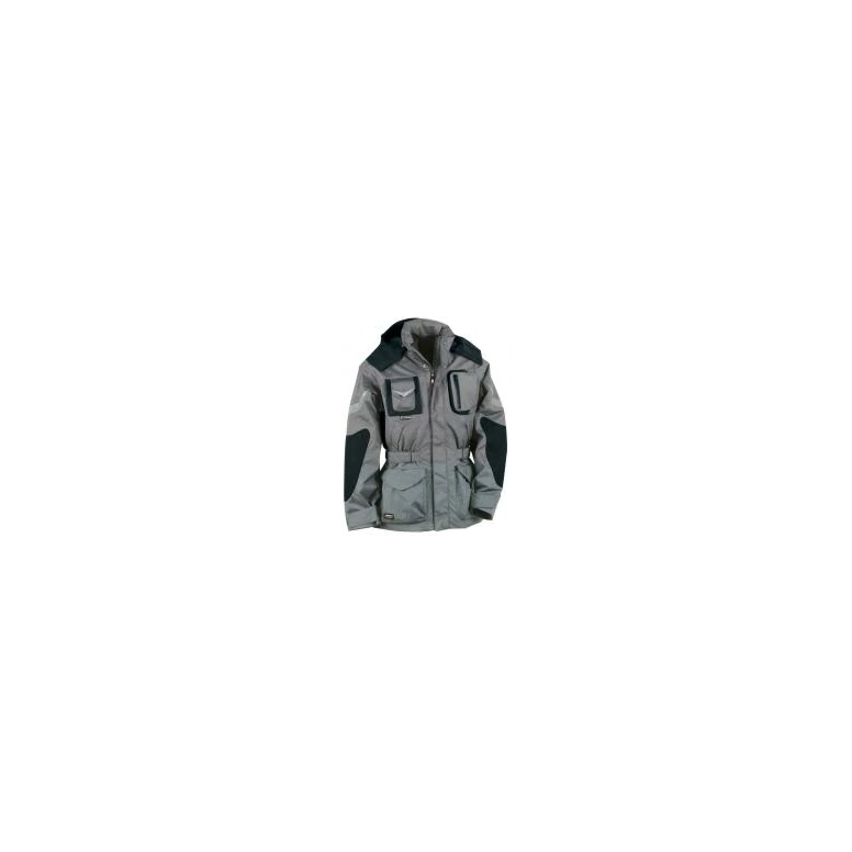 Liquidación total - Parka de trabajo Multibolsillos Cofra Icestorm V006-0-00 Número 52 color antracita negro