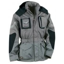 Liquidación total - Parka de trabajo Multibolsillos Cofra Icestorm V006-0-00 Número 52 color antracita negro