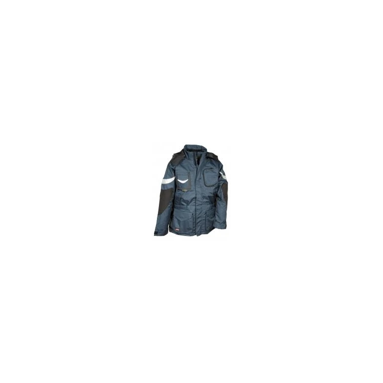 Liquidación total - Parka de trabajo Multibolsillos Cofra Icestorm V006-0-00 Número 52 color antracita negro