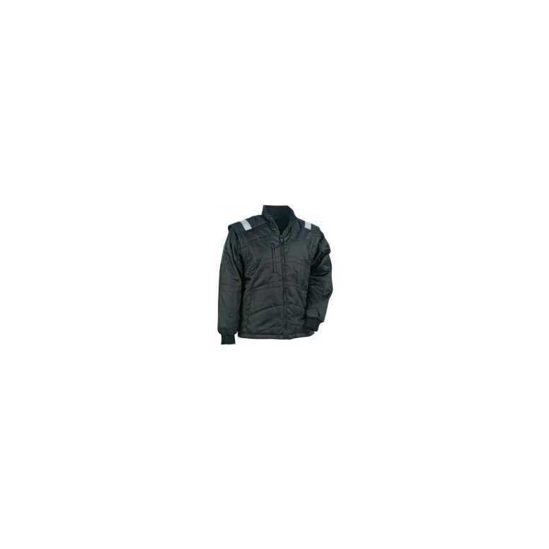 Liquidación total - Parka de trabajo Multibolsillos Cofra Icestorm V006-0-00 Número 52 color antracita negro