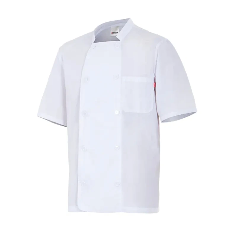 Chaqueta coreana de chef de trabajo de manga corta Velilla 405201