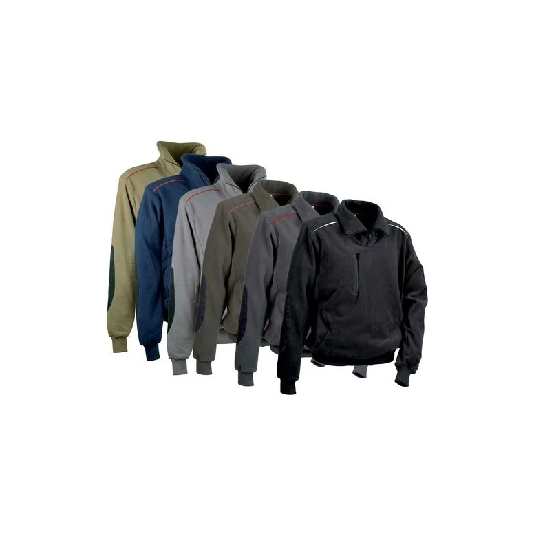 Liquidación total - Sudadera de forro polar de trabajo Cofra Fast V027-0-00 Talla 2XL color Marino