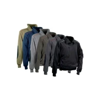 Liquidación total - Sudadera de forro polar de trabajo Cofra Fast V027-0-00 Talla 2XL color Marino