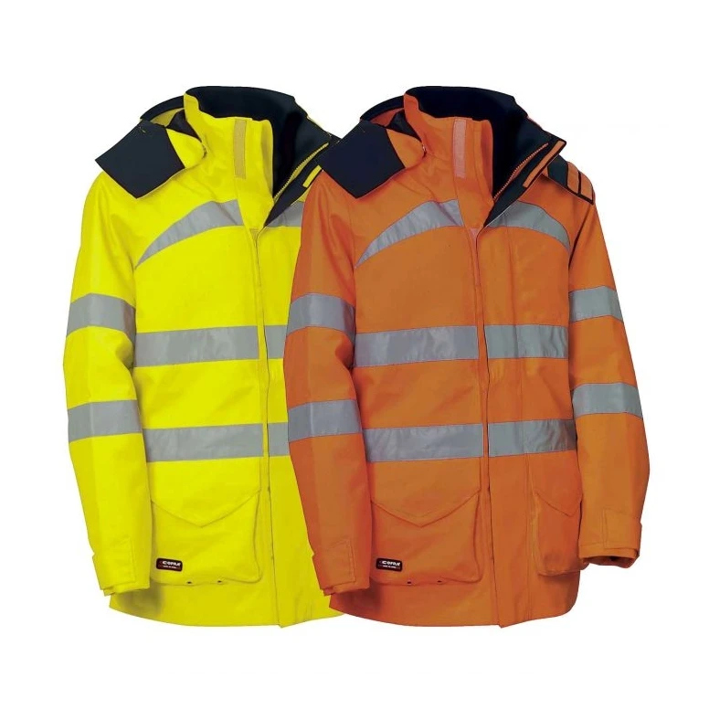 Parka de trabajo Alta Visibilidad Multibolsillos Cofra Devon V037-0-00
