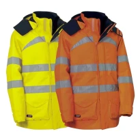 Parka de trabajo Alta Visibilidad Multibolsillos Cofra Devon V037-0-00